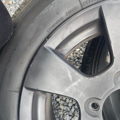 アルミホイール4本セット  16✖️5.5J  タイヤ付き175/80R16の画像