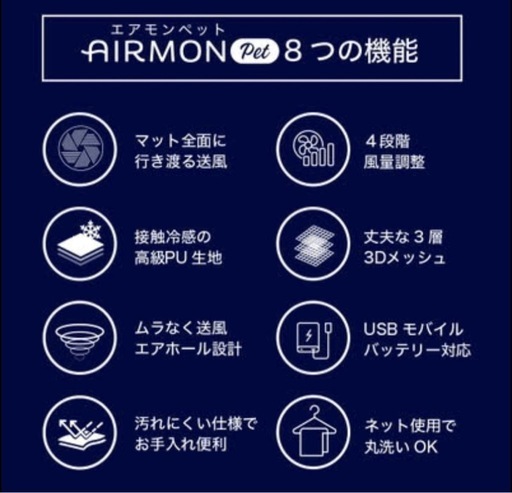 エアモンペット用ファンバギーファン扇風機