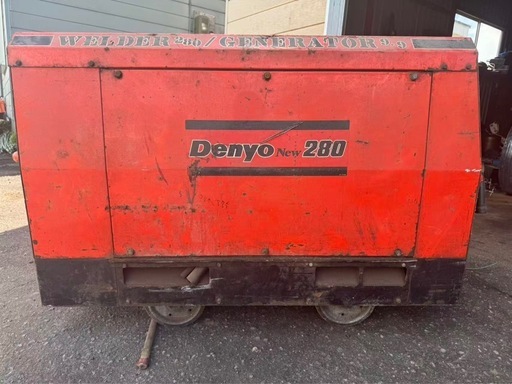 DENYO デンヨー BLW-280SSⅡ 280A ディーゼルエンジン溶接機 発電機 防音型 動作確認済み