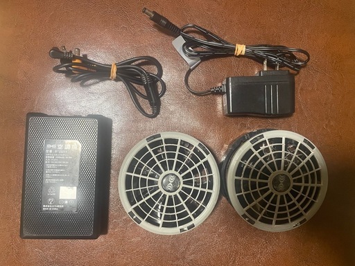 【中古】空調ファンとバッテリーセット
