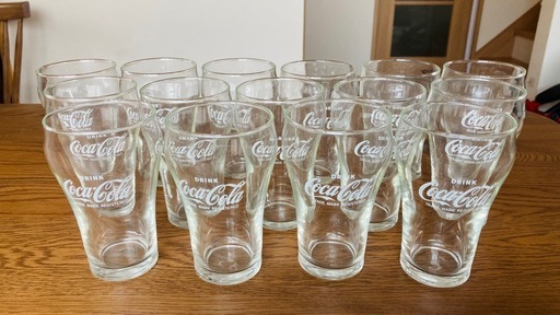 コカコーラ　ノベルティグラス　15個　昭和40年代当時物