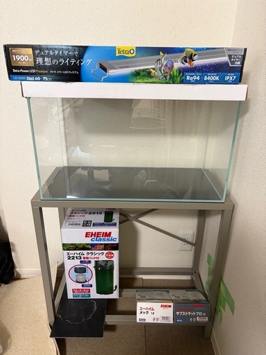 60cm水槽＋エーハイム2213その他色々