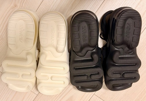 【新品未着用】NIKE ナイキ エア マックス ココ ウィメンズサンダル 23cm  ブラック&ホワイト2足セット