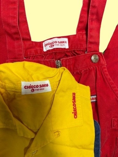 ミキハウス チエコサク まとめ売り 90.100 オーバーオール レトロ子供服