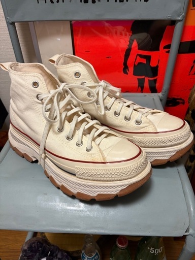 CONVERSE ALL STAR　厚底　トレックウェーブ　アイボリー
