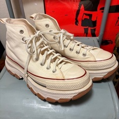 CONVERSE ALL STAR　厚底　トレックウェーブ　アイボリーの画像