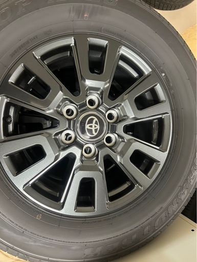 ランクル250 新車外し純正18インチホイール＋265/65R18 ダンロップAT23