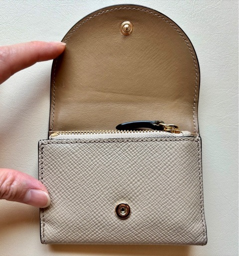 SMYTHSON 三つ折り財布 ベージュ