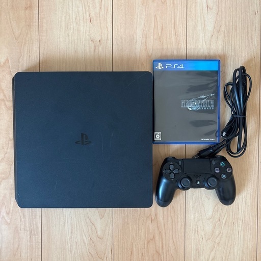 PS4 本体 コントローラー ソフト（FF7リメイク）付き すぐ遊べます 