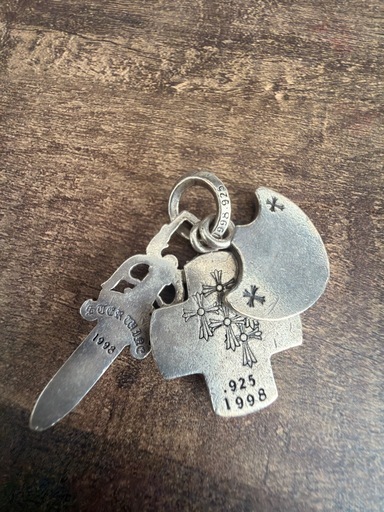 Chrome Hearts 3 Trinkets Pendant 