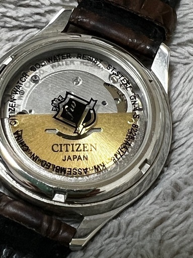 CITIZEN自動巻きフリーウェイトラディショナルクラブスケルトン 8228A