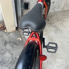 値下げ！　幼児用　自転車　赤の画像