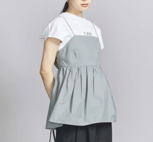 BEAUTY&YOUTH UNITED ARROWSのグレイブルーのビスチェ (kazu 738) 下溝
