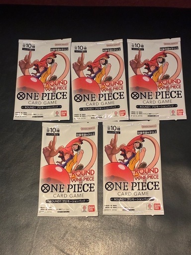 ONE PIECE カードゲーム ROUND1 プロモーションパック 5パック (まさる