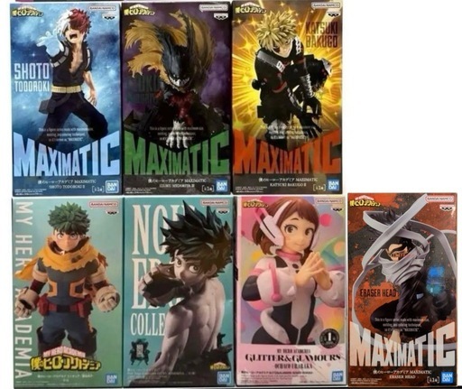 僕のヒーローアカデミアフィギュアmaximatic Noir Edge Collection