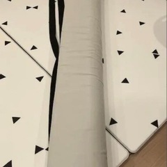 カンガルル　ベット　バンパーガード　サイドガード 無地 ミルクグレー 170cmの画像