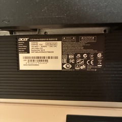 acer ディスプレイ モニター　LCD Monitor V246HQL   LED Back lightの画像