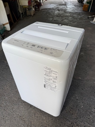 パナソニック 全自動洗濯機 5kg NA-F5B3-H ライトグレー ビッグ