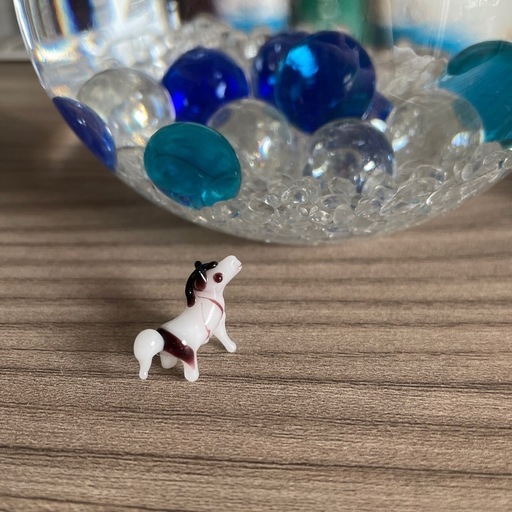 【中古】 ガラスの子馬 ガラス細工小馬 (ぽるぽる) 女学院前のその他の中古あげます・譲ります
