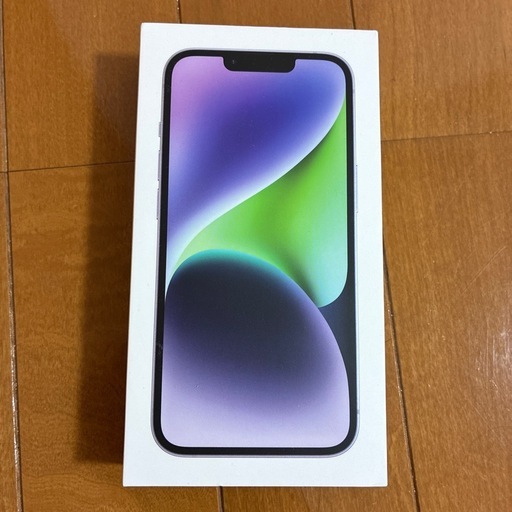 Apple iPhone14 128GB パープル 空箱充電ケーブル (むちまろん) 東酒田