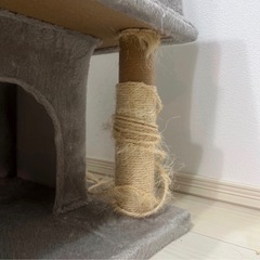 猫用キャットタワー　グレーの画像