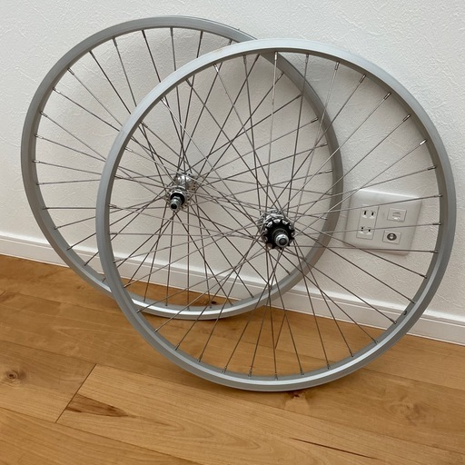 自転車用 26インチbmx完組ホイール 前後セット シルバー 自転車用 26インチbmx完組ホイール 前後セット シルバー (ken2) 昭島の