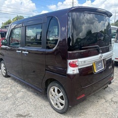 【支払総額10.8万円】激安ターボハイトワゴン♩タントカスタムRS車検付き即日納車ok パワスラ エアコンok 内装イルミネーション♩の画像