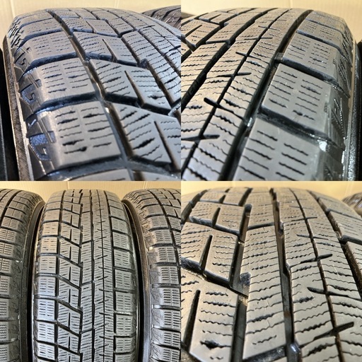 スタッドレス185/60R15 4本／ヨコハマ iceGUARD iG60 6分〜9分上