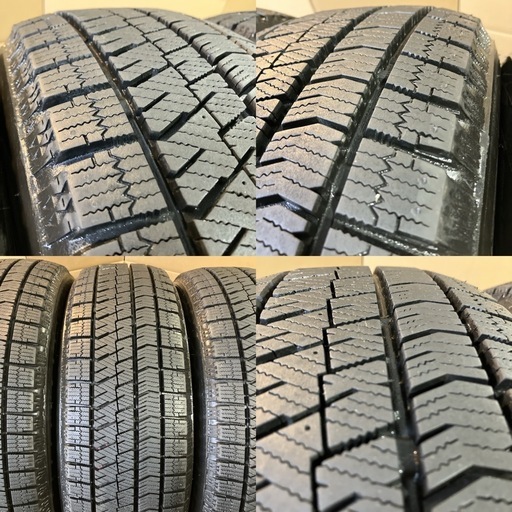 スタッドレス185/60R15 4本／BS BLIZZAK VRX2 9分上／T4826-12