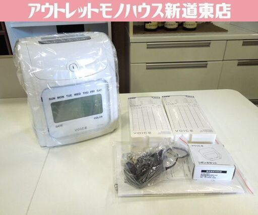 開封未使用品 VOICE タイムレコーダー VT-1000 タイムカード200枚付き