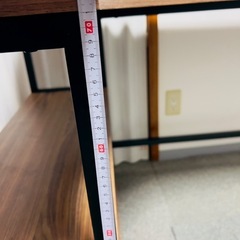 ヴィンテージ風L字型デスクの画像