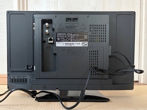 ORION 液晶テレビ 19V型 RN-19DG10 ブラック系 ORION 19V型 液晶テレビオリオンRN-19DG10 （RC-001）/2017年/中古