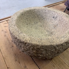 つくばい　　石臼
の画像