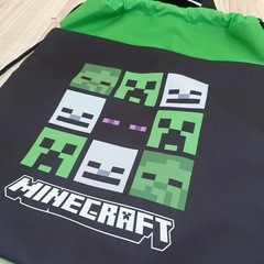 マインクラフト プールバッグ ポリナップサック 体操服袋 新品の画像