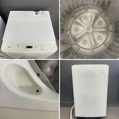 M3035【3ヶ月保証・型番まで明記】TWINBIRD・Panasonic 家電3点セット 冷蔵庫110L＋洗濯機4.5kg＋電子レンジ 30,000円／国立市配送設置無料の画像