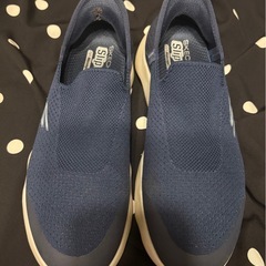 スケッチャーズ SKECHERS スリッポン ネイビーの画像