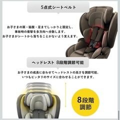 チャイルドシート ジュニアシート 1歳〜11歳頃までの画像