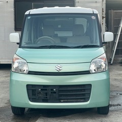 スズキ スペーシア 車検令和9年12月 ナビ バックカメラ ETC 自社ローン紹介可能！の画像