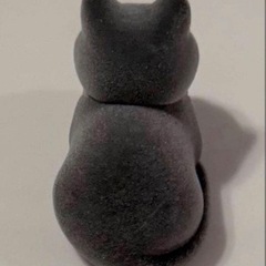 ［大人気シリーズ］紙袋に入った猫 フロッキー3 クロの画像