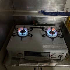 プロパンガス　二口コンロ　リンナイ　　RINNAIの画像