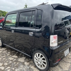 【支払総額13.8万円】お手頃ムーヴコンテカスタムRSターボ 車検令和10年8月 フルセグTV BTオーディオ 純正モモステ 機関良好♫の画像