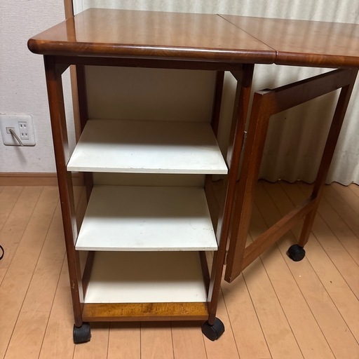 北欧レトロ ダイニングテーブル キッチンワゴン バタフライワゴン 北欧