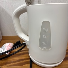 23年製★ドリテック 電気ケトル HC-EK02 ホワイト 通電確認済みの画像