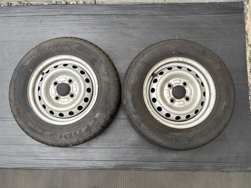 軽バン軽トラ 24年BRIDGESTONE 145/80R12 2本EC (Mēme) 枚方市のタイヤ