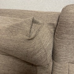 ニトリ3人掛けソファ 布張りタイプ の画像