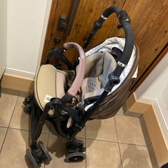 コンビ　ベビーカー　スゴカルα4キャス compactエッグショック simplightの画像