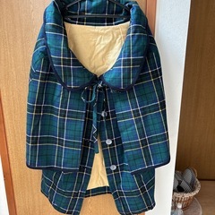 防寒  ねんねこ  取り外しケープ付き
の画像