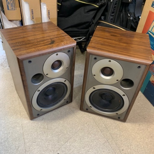 AIWA SX-LM7 スピーカー 2台セット 50W 6Ω 木目調 アイワ (えみ) 八戸