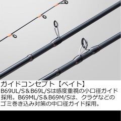 メジャークラフト　タイラバロッド　レッドバックRB1-B692M/S タイラバの画像