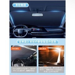 サンシェード 車 サンシェード フロントガラスマルチサンシェード 遮光 シェード 日よけ の画像